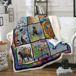 Hippie Cat Sofa Throw Blanket P156 PD Geembi™