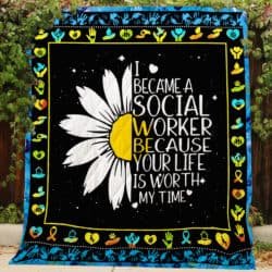 I Became a Social Worker - Quilt Geembi™