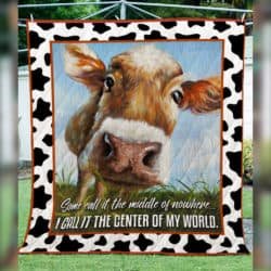 The Center Of My World - Cow Quilt P132 Geembi™