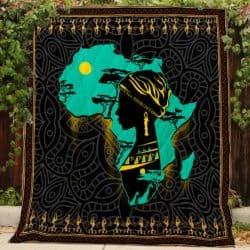 Black Girl Map - Quilt R167 Geembi™