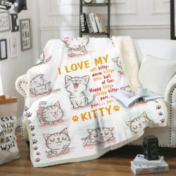 I love cats - Blanket TH149 Geembi™
