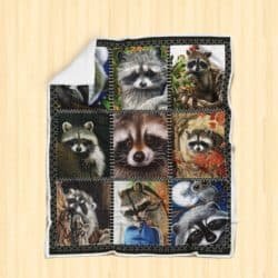 Raccoon Collection Sofa Throw Blanket P172 Geembi™
