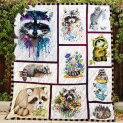 Raccoon Painting Quilt P172 Geembi™