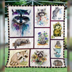 Raccoon Painting Quilt P172 Geembi™