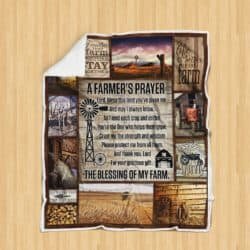 A Farmer's Prayer Sofa Throw Blanket P146 Geembi™