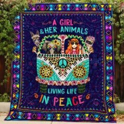 A Girl & Her Animals - Quilt R203 Geembi™