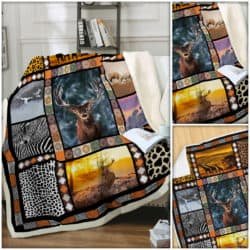 Animals in Wildlife Sofa Throw Blanket HD77 Geembi™
