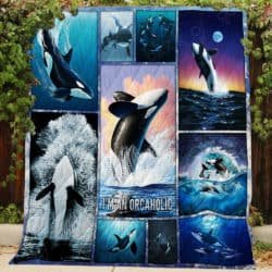 Killer Whale Orcaholic Quilt P344 Geembi™