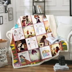 Mom and daughter Sofa Throw Blanket TH539 Geembi™