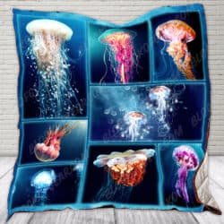 Jellyfish Blue Ocean Quilt SS020 Geembi™