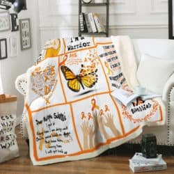Multiple Sclerosis Awareness Sofa Throw Blanket Geembi™