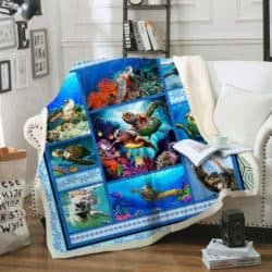 The sea turtle sofa blanket Geembi™