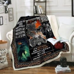 Fenrir - The Nordic Monster Sofa Throw Blanket P385 Geembi™
