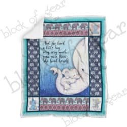 And She Loved A Little Boy Very Very Much Sofa Throw Blanket SS092 Geembi™