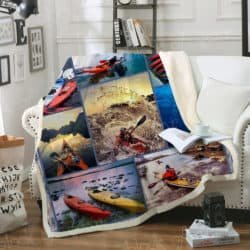 Kayaking Sofa Throw Blanket TH391 Geembi™