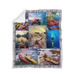 Kayaking Sofa Throw Blanket TH391 Geembi™
