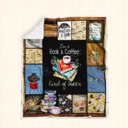Book And Coffee - Kind Of Queen Sofa Throw Blanket P404b Geembi™