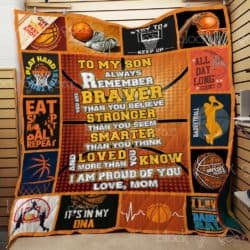 Basketball - To My Son Quilt TH528 Geembi™