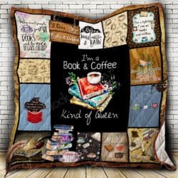 Book And Coffee - Kind Of Queen Quilt P404b Geembi™
