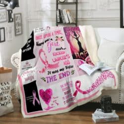 My Sister - Who Kicked Cancer's Ass Sofa Throw Blanket Geembi™