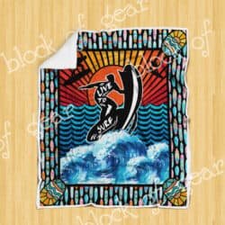 Live To Surf Sofa Throw Blanket D289 Geembi™