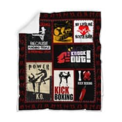 Kickboxing Sofa Throw Blanket Th424 Geembi™