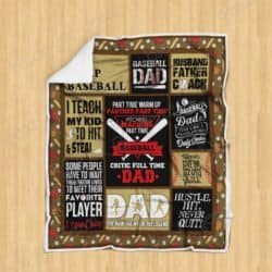 Baseball Father Sofa Throw Blanket P418b Geembi™
