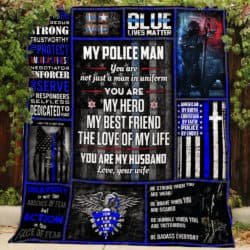 My Policeman My Husband Quilt Geembi™