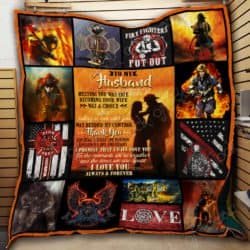 Firefighter - To My Husband Quilt TH645 Geembi™