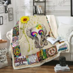 My Happy Hippie Sunshine Sofa Throw Blanket P477 Geembi™
