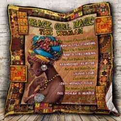 Black. Girl. Magic Proud African Quilt P171b Geembi™