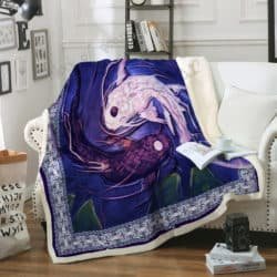 Yin-Yang Koi Fish Sofa Throw Blanket SS199 Geembi™