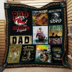 Dad, the fishing legend Quilt TH570 Geembi™