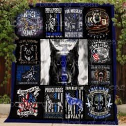 Police Dog Quilt Th601 Geembi™