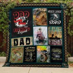 Dad, the fishing legend Quilt TH570 Geembi™