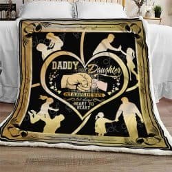 Daddy And Daughter Sofa Throw Blanket TH656 Geembi™