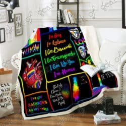 I Am Like You I'm Human Pride Sofa Throw Blanket P381 Geembi™