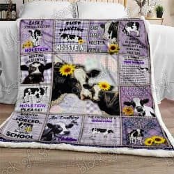 Holstein Cattle Sofa Throw Blanket P568 Geembi™