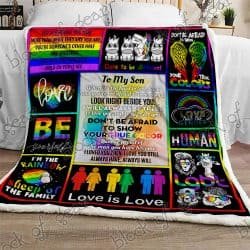 Son, I Am So Proud Of You Pride Sofa Throw Blanket P539s Geembi™