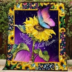 Live Life In Full Bloom Quilt N77 Geembi™