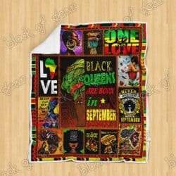 Black Queens Are Born In September Sofa Throw Blanket P553bq9 Geembi™