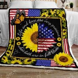 Like A Sunflower Sofa Throw Blanket N76 Geembi™