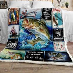 Fishing Time Sofa Throw Blanket P182 Geembi™