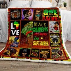Black Queens Are Born In September Sofa Throw Blanket P553bq9 Geembi™