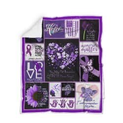 Alzheimer Awareness Sofa Throw Blanket TH736 Geembi™
