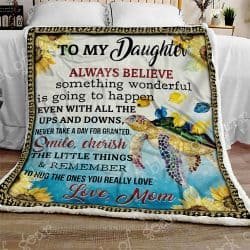 Best Wishes to My Darling Daughter Sofa Throw Blanket NP110 Geembi™