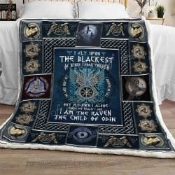 Huginn and Muninn – Odin’s Ravens Sofa Throw Blanket Geembi™