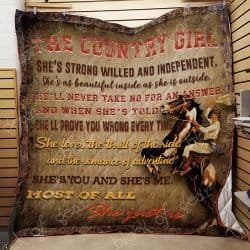 A Country Girl Like You and Me Quilt TTL89 Geembi™