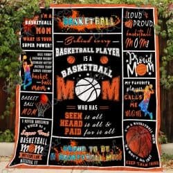 Proud Basketball Mom Quilt NH19 Geembi™