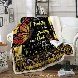 Find God In A Butterfly Sofa Throw Blanket DK474 Geembi™